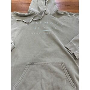 comfort colors army green rosemary beach hoodie with pockets large